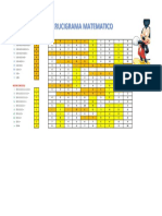 CRUCIGRAMA MATEMATICO