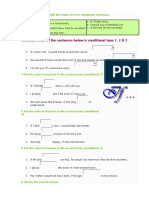 2.decide Which of The Sentences Below Is Conditional Type 1, 2 & 3