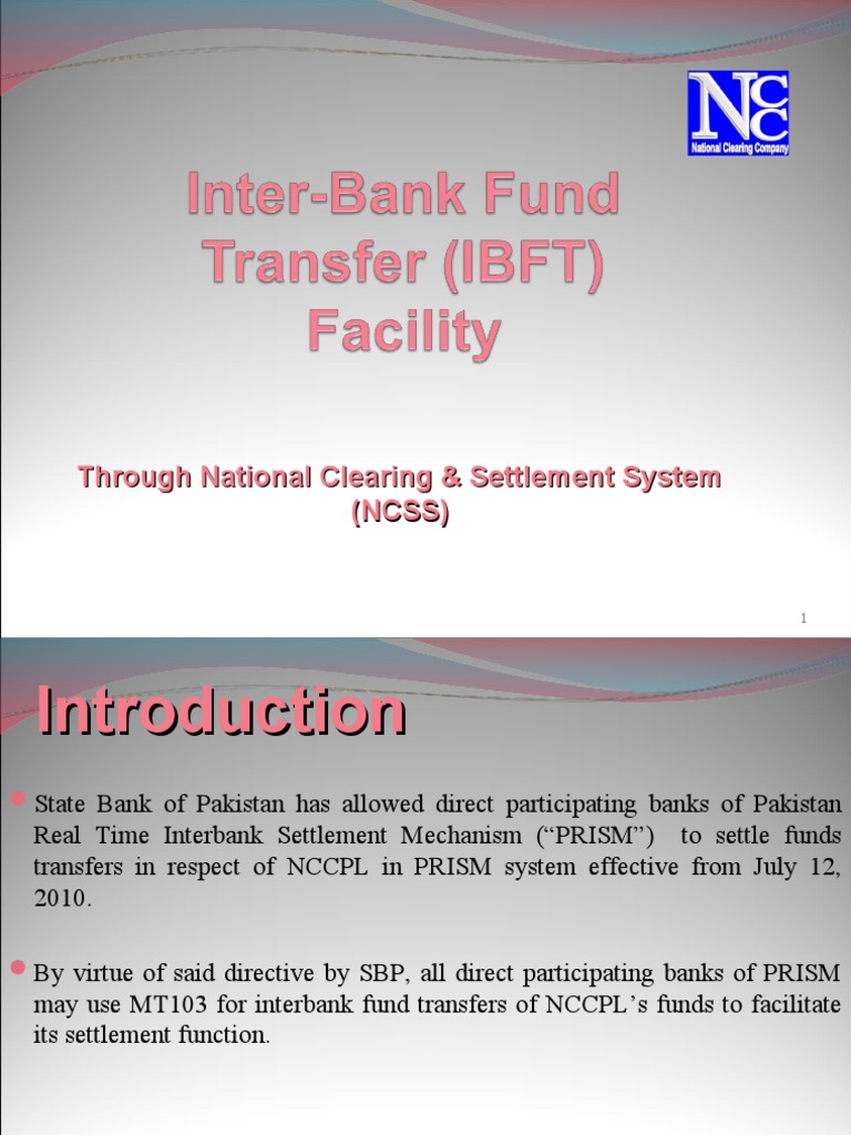 Understanding IBFT in NCSS Transactions | PDF | Business | Law