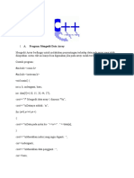 C++ For Array