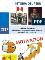 Historia del Perú: El Primer Congreso Constituyente Peruano 1822-1823