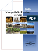 Monografía del Estado de Durango: Geografía, Clima, Hidrografía y Biodiversidad