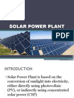 Solar Power Plant