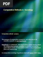 Comparative Method in Sociology