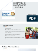 Case Study On Akshaya Patra Group-1