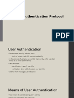 User Authentication Protocol