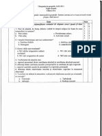 Olimpiada Raionala La Geografie CL.X 2013