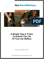 8 Simple Tips & Tricks To Extend The Life of Your Car Battery