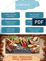 OBAT-OBATAN TRADISIONAL PADA GANGGUAN NEUROLOGI (PPT)