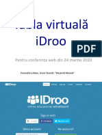 Tabla Virtuală Idroo Prez - PPSX