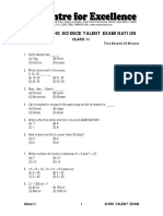 Class 2 AIMS Maths & Science Exam with Answers