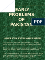 3 Early Problems of Pakistan