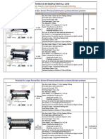 Large Format Printer Price List 2020