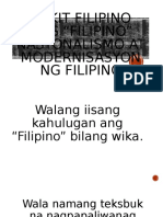 Bakit Filipino Ang