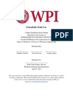 Extendable Pedal Car MQP Paper PDF