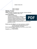 Proiect Didactic