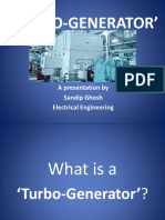 Turbo-Generator': A Presentation by Sandip Ghosh Electrical Engineering