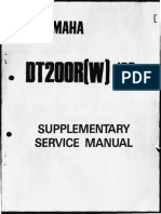 Yamaha: Supplementary Service Manual
