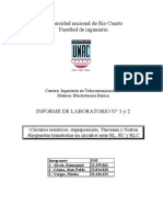 Informe de Electrotecnia