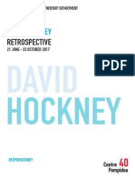 Press Kit David Hockney Retrospective PDF