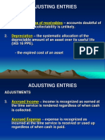 Adjusting Entries: Impairment Loss of Receivables