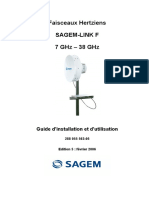 Guide D'installation Et D'utilisation SAGEM LINK F - Ed5 PDF