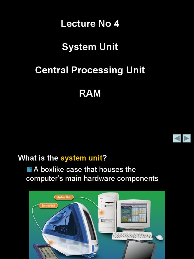 Understanding Computer System Units | PDF | Computer Data Storage ...