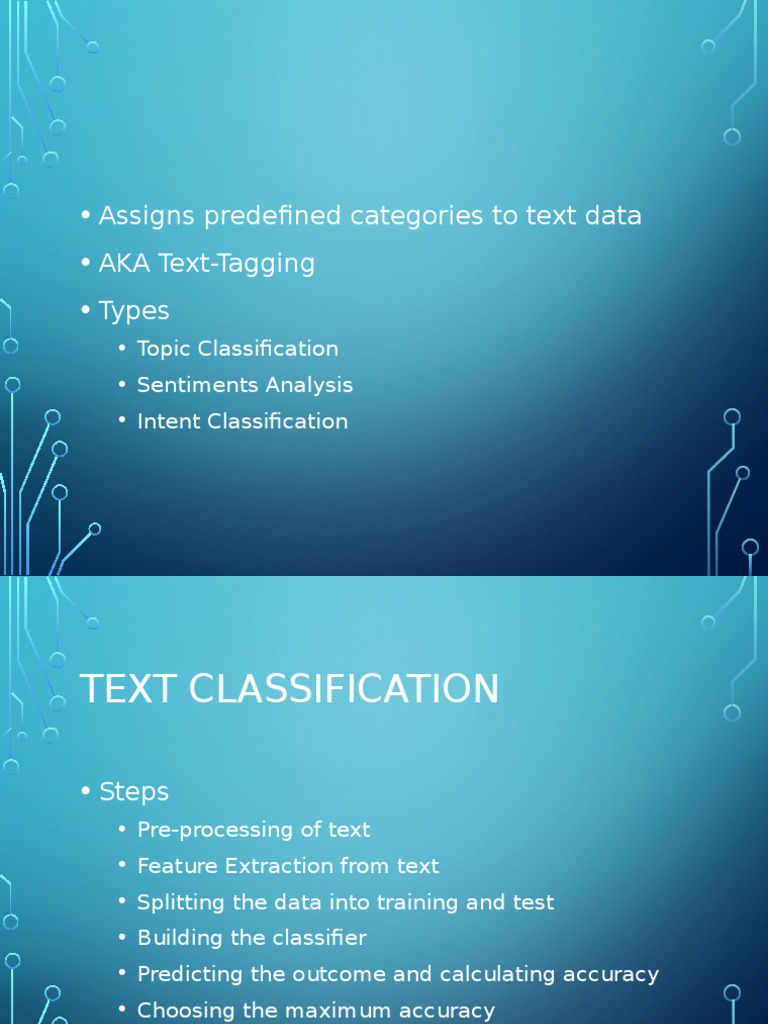 Text Classification and Topic Modeling Guide | PDF