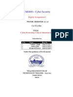 CSE4003 - Cyber Security: Digital Assignment I