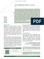 Retention of Maxillofacial Prosthesis PDF