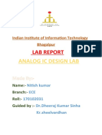 Lab Report: ANA Log Ic Design Lab