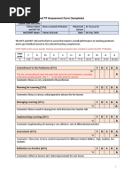 Appendix 3: MST Final TP Assessment Form (Template)