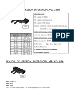 Sensor de Presion Diferencial