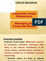 Corporate Image Dimensions Managing The Corporate Brand