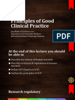 Principle of Good Clinical Practice