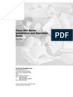 Cisco 600 (ADSL 675e) Installation and Operation Guide