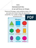 This Week We Will Focus On Shape