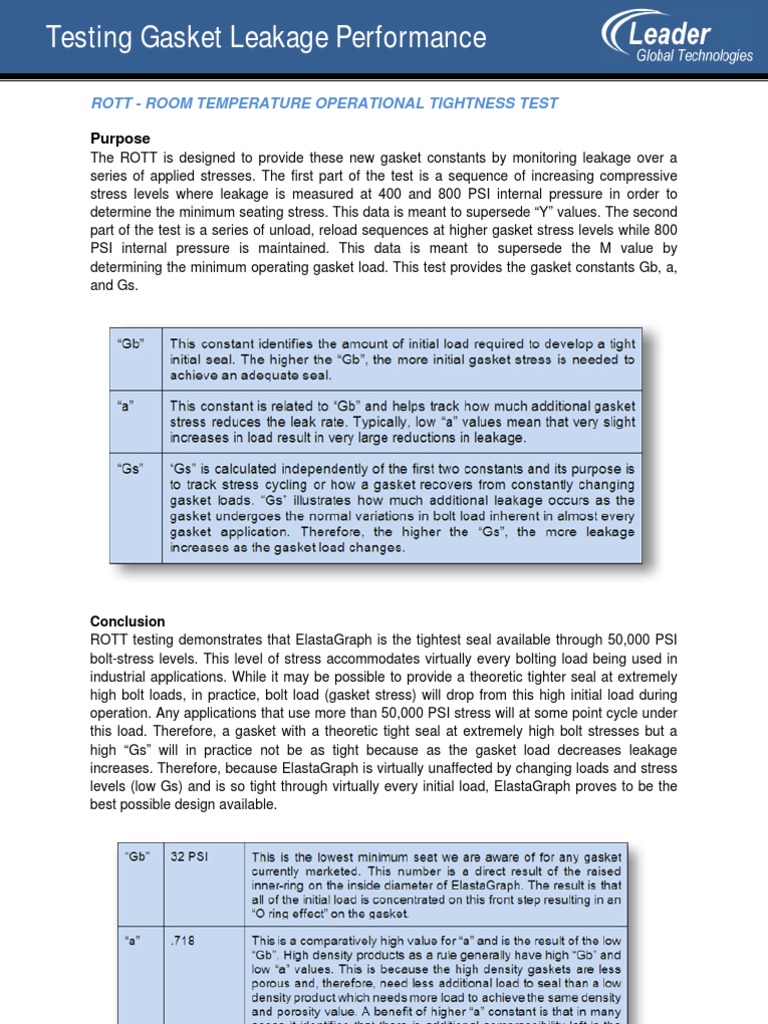 PVRC Gasket Constant PDF Mechanical Engineering Nature