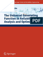 The Universal Generating Function in Reliability Analysis and Optimization (Springer Series in Reliability Engineering) PDF