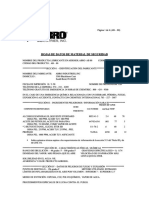 Seguridad química lubricante aerosol