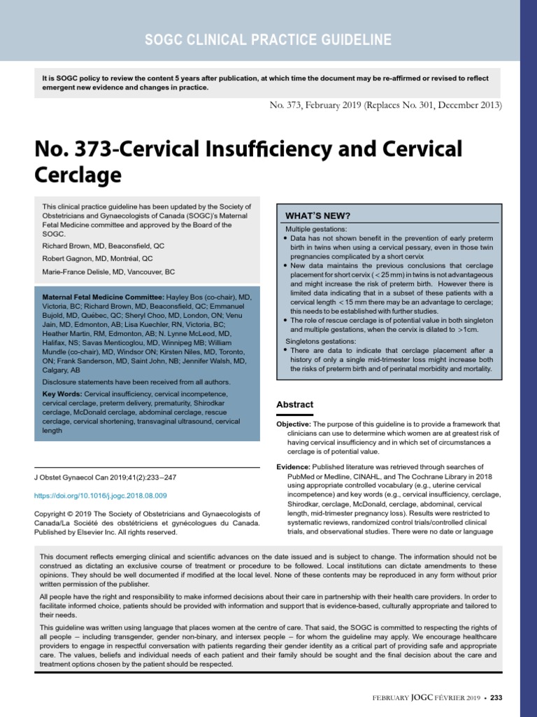 Rcog Cervical Cerclage Guideline – WPBANU