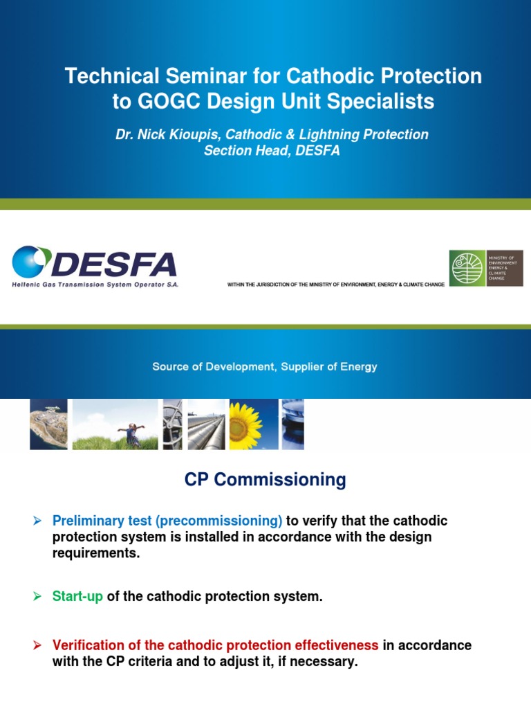 Verification of Cathodic Protection Effectiveness and System ...