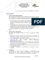 Protocolo de Prevencion Covid 19 para Atencion en Almacenes: Alcance