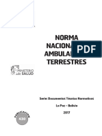 Norma Ambulancias Terrestres PDF