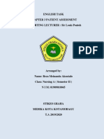 English Task Chapter 3 Patient Assessment Supporting Lecturer: Sir Louis Pontoh