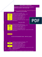 Planilha de Engenharia - Caìlculo de Trocador de Calor 1