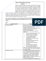 SDT Paper Answersheet (Part A) PDF