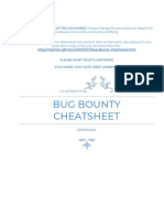 Bug Bounty Cheatsheet PDF