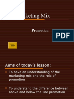 The Marketing Mix: Promotion