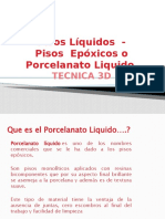 Pisos Líquidos - Porcelanato Liquido TECNICA 3D